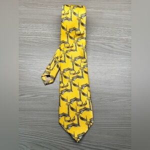 San Marco 1290 Venezia vintage 100% silk tie depicting Venice